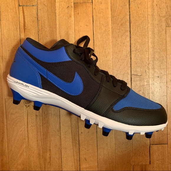 jordan 1 cleats football blue